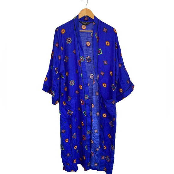 Dior Other Vintage Christian Dior Monsieur Robe Housecoat In Vivid